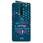 FunnyTechЧехол для Oppo Reno 2 l чехол с фразой I will not be perfect на голубом фоне