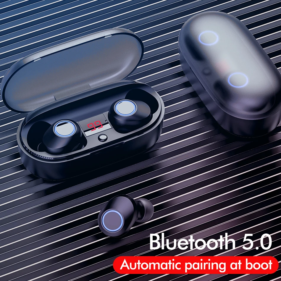 Беспроводная bluetooth гарнитура Rockspace светодиодный дисплей с сенсорным управлением