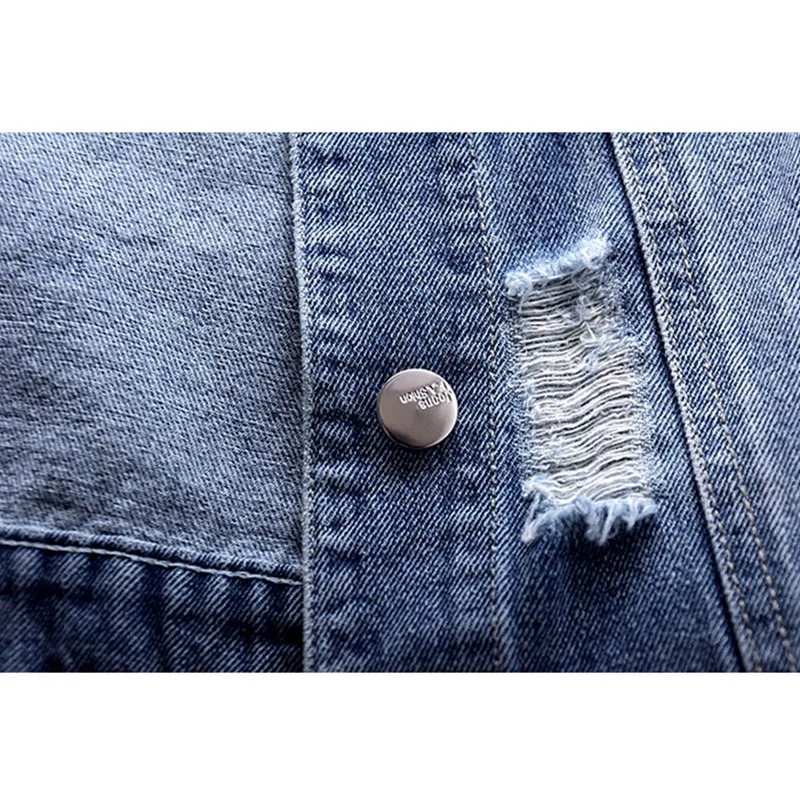 

5XL Plus Size Sleeveless Women's Vest 2021 Summer Denim Waistcoat Fashion Casual Short Jeans Jacket Beaded Holes Slim Outerwear