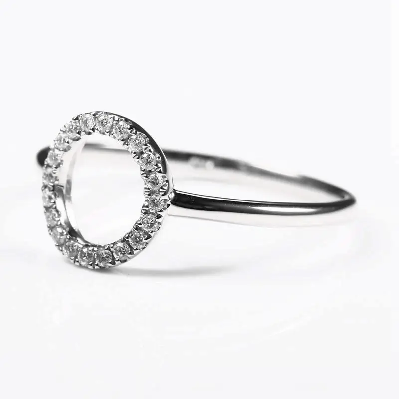 Обручальное кольцо из стерлингового серебра 925 пробы AAA Градуированный