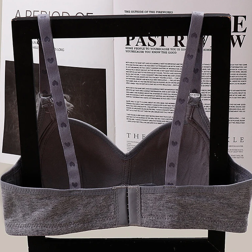 

Wireless Seamless Grather Bra for Teenager Girls Women A B Cup Adjustable