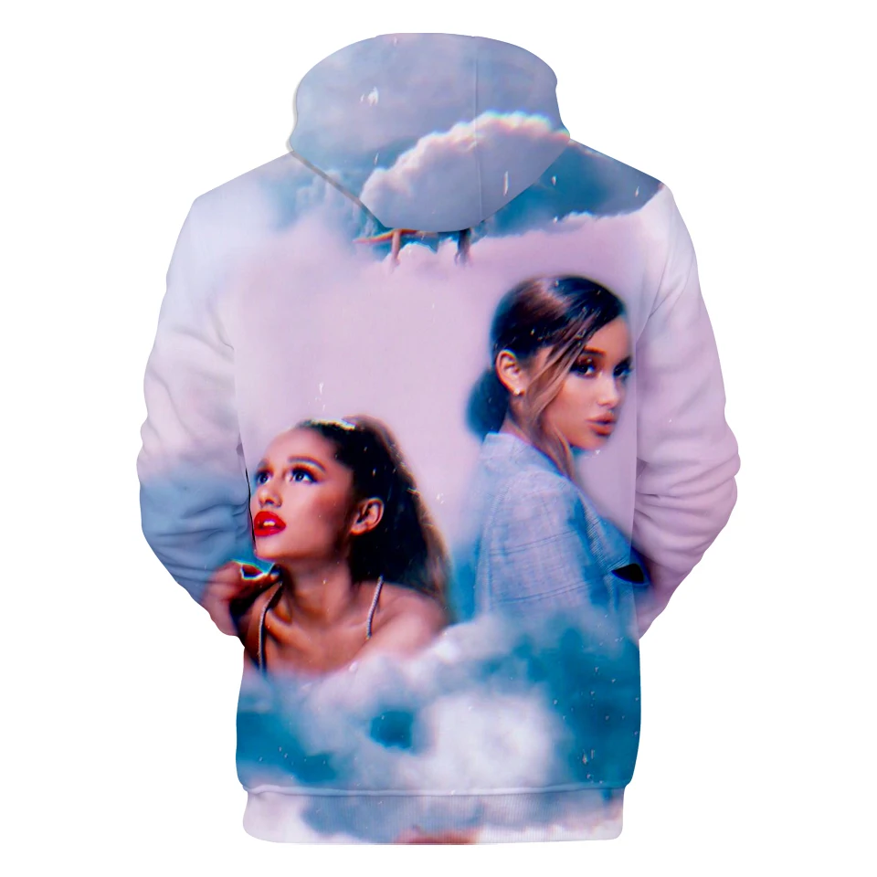 New Fashion Beautiful Ariana Grande 3D Hoodies Women/Men Ariana Grande Spring Autumn Casual 3D Harajuku Girl's Hoodies Tops