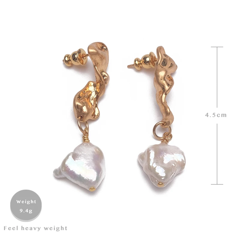 Бутик Amorita асимметричный дизайн для стильных жемчужных серег | Украшения и