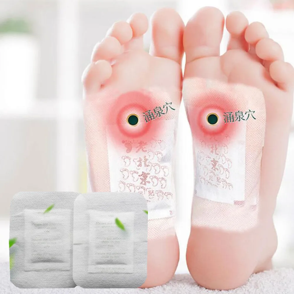 

Инструмент для ухода за ногами, Детокс-пластырь для ног, улучшение сна, бамбуковые накладки, пластыри с клейкой наклейкой для похудения и по...