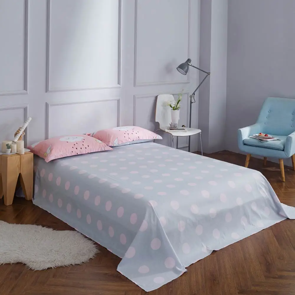 2023499 flat sheet Svetanya, 100 хлопок, простыни с принтом, простыни для постельного белья, односпальные, полные, королевские, королевские размеры - Цвет: 2023499 flat sheet