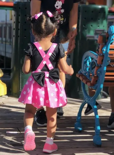 Комбинезон Goocheer для девочек хлопковый с бретельками и бантом | Детская одежда