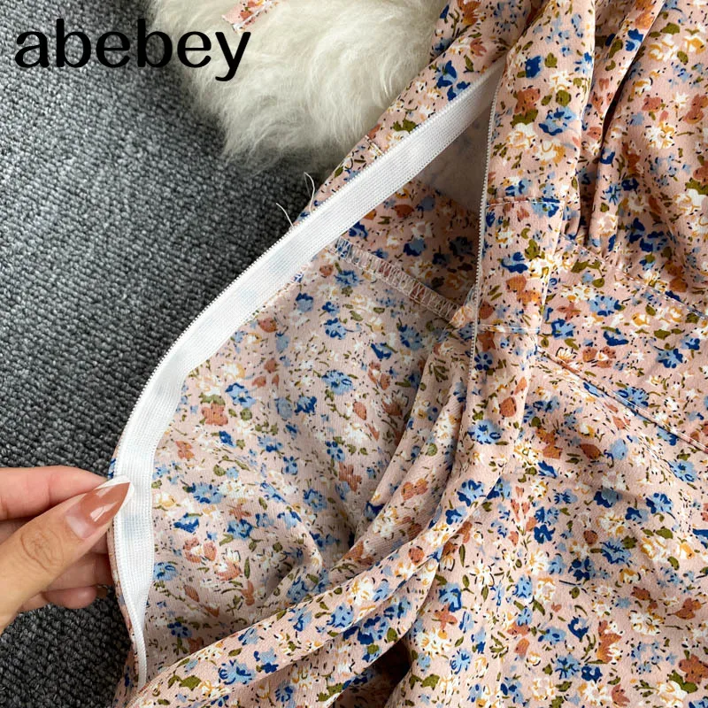 

Women Bohemian Print Dress Short Sleeve V Neck A line Dresses Summer Boho Casual Holiday Midi Dress