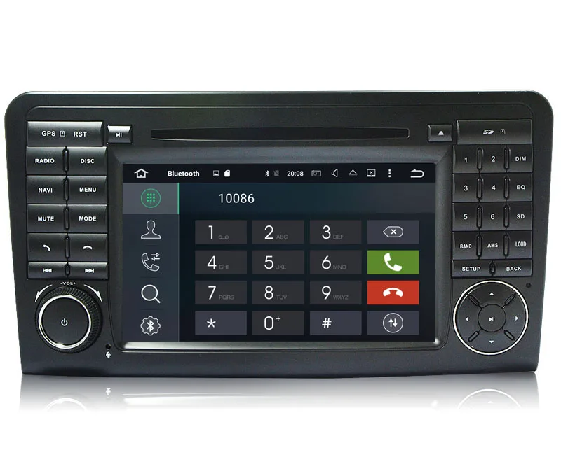 Octa (8) основной автомобильный dvd-плеер на основе Android gps для Benz ML 320/ML 350/W164 (2005-2012) Navi