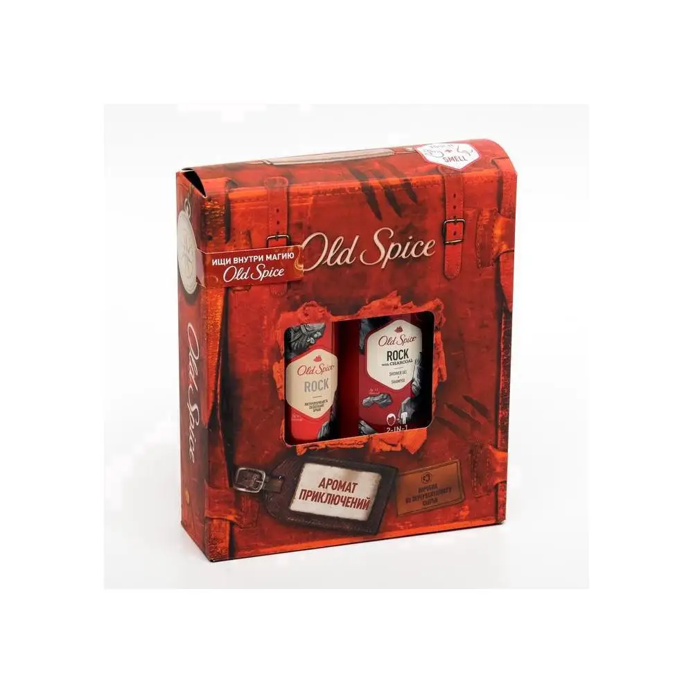 Набор подарочный Old Spice Rock (дезодорант спрей + гель для душа и шампунь 2в1) 6484991 |