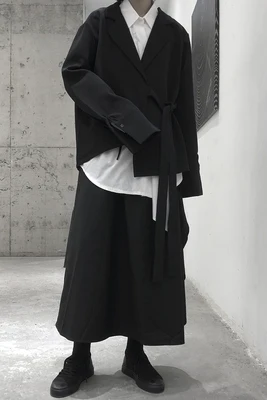 Новый стиль женский дизайн свободный костюм для отдыха небольшой пиджак|Женские