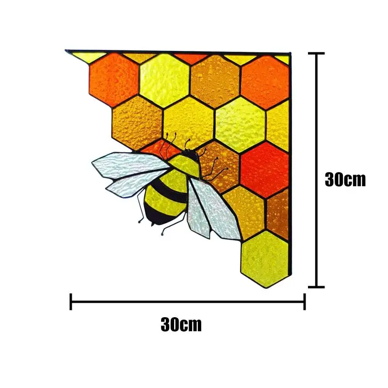 

Wall stickers PVC Self adhesive Sunflower Bee Window Sticker Wallpaper bedroom Bathroom Living Room Home Decoration painting