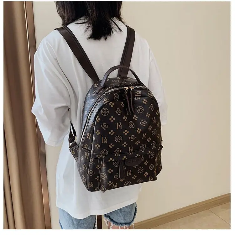 Женский рюкзак Mochila школьные ранцы из ПВХ в стиле ретро для девочек-подростков