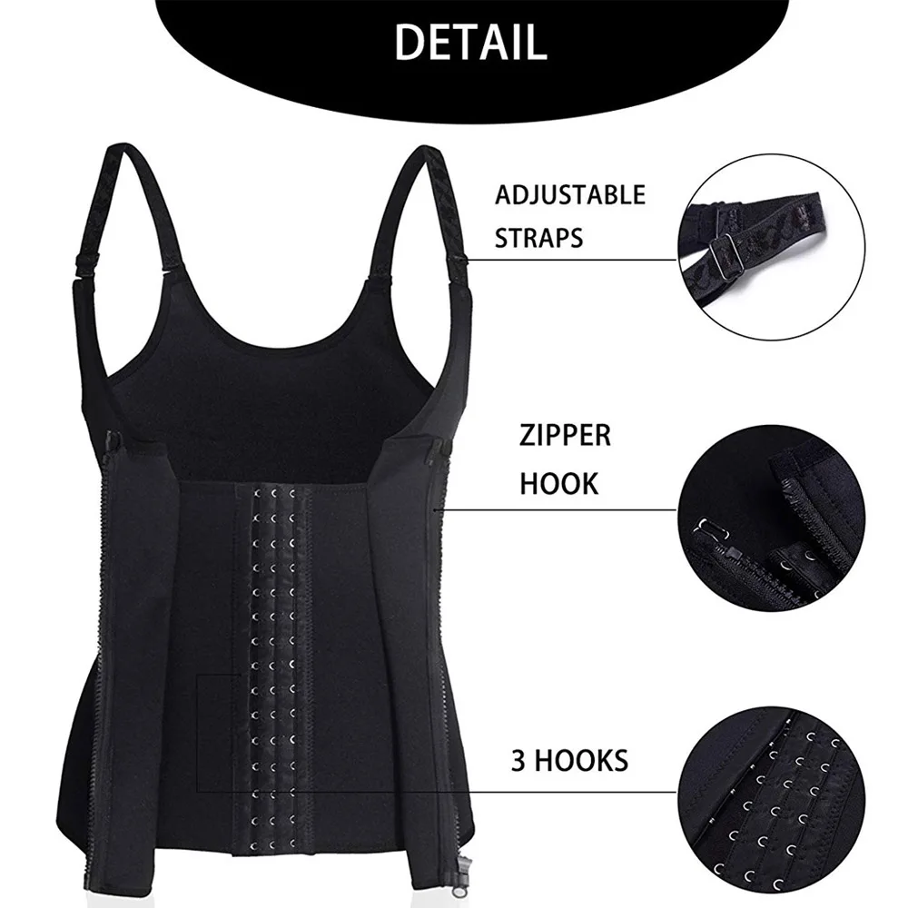 Heat Body Fat Waist Trainer for Women Hot Neoprene Sweat Vest Weight Loss Shaper Sauna Suit Slimming Belt | Женская одежда