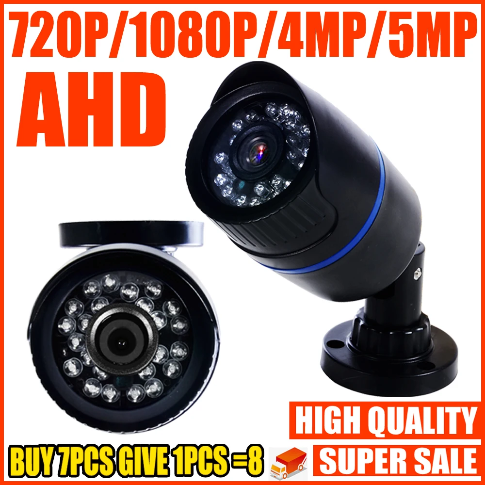 

REAL SONY-IMX326 720P 1080P 4MP 5MP AHD MINI CAMERA 2MP Digital FULL HD CCTV Security Surveillance home Outdoor Waterproof IP66