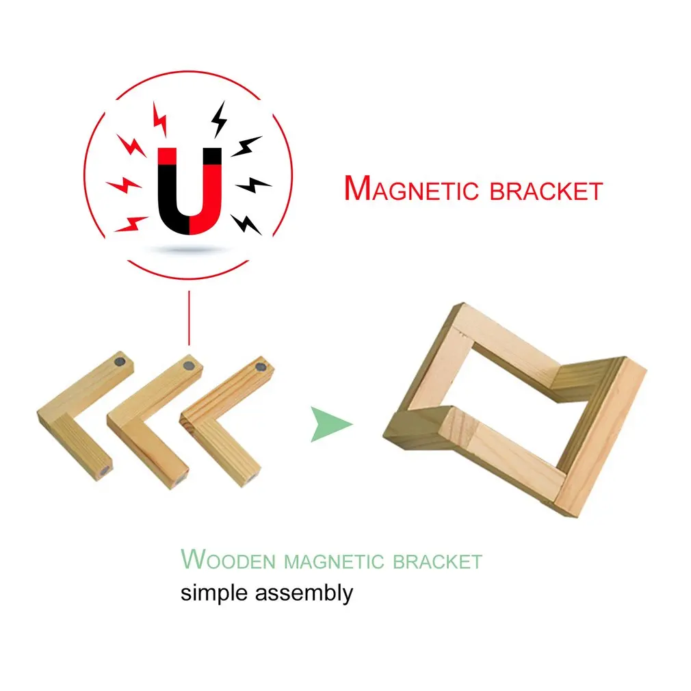 ICOCO деревянный кронштейн для лунообразной лампы держатель шар съемный Гладкий