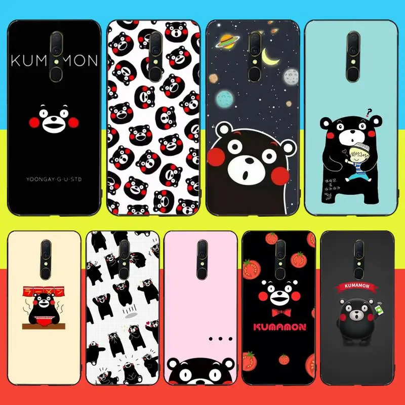 CUTEWANAN Японский милый Kumamon чехол для телефона Oppo A5 A9 2020 Reno Z Realme5Pro R11 чехол|Бамперы| |
