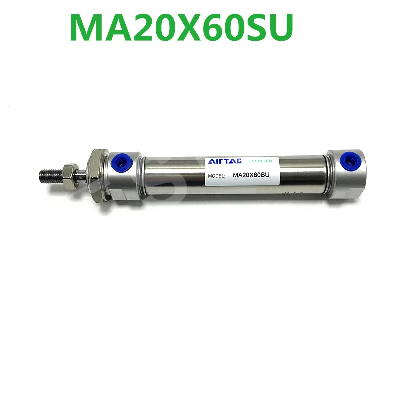 Микроцилиндр MA20X10SU MA20X20SU MA20x25SU MA20x50SU MA20X60SU MA20x75SU MA20x80SU MA20X40SU AIRTAC из нержавеющей