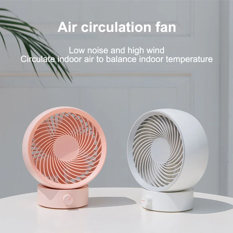 

USB Desk Fan Silent Small Personal Desktop Table Fan with Strong Wind Quiet Operation Portable Mini Fan for Office Bedroom
