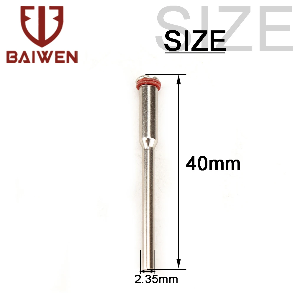 2–10 Stück Dremel-Zubehör, 2,35 mm/3 mm Schaft, Polierscheibe, Dorne, Schneiden, Trennscheibe, Halter, Dorn, rotierender Dremel-Schaft – Detail 3