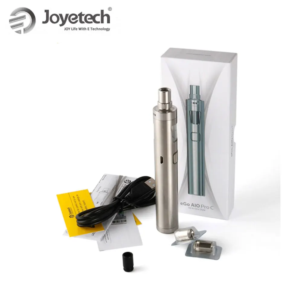 Оригинал Joyetech eGo AIO Pro C комплект с 4 мл баком и BF SS316 MTL DL катушка головка все-в-одном