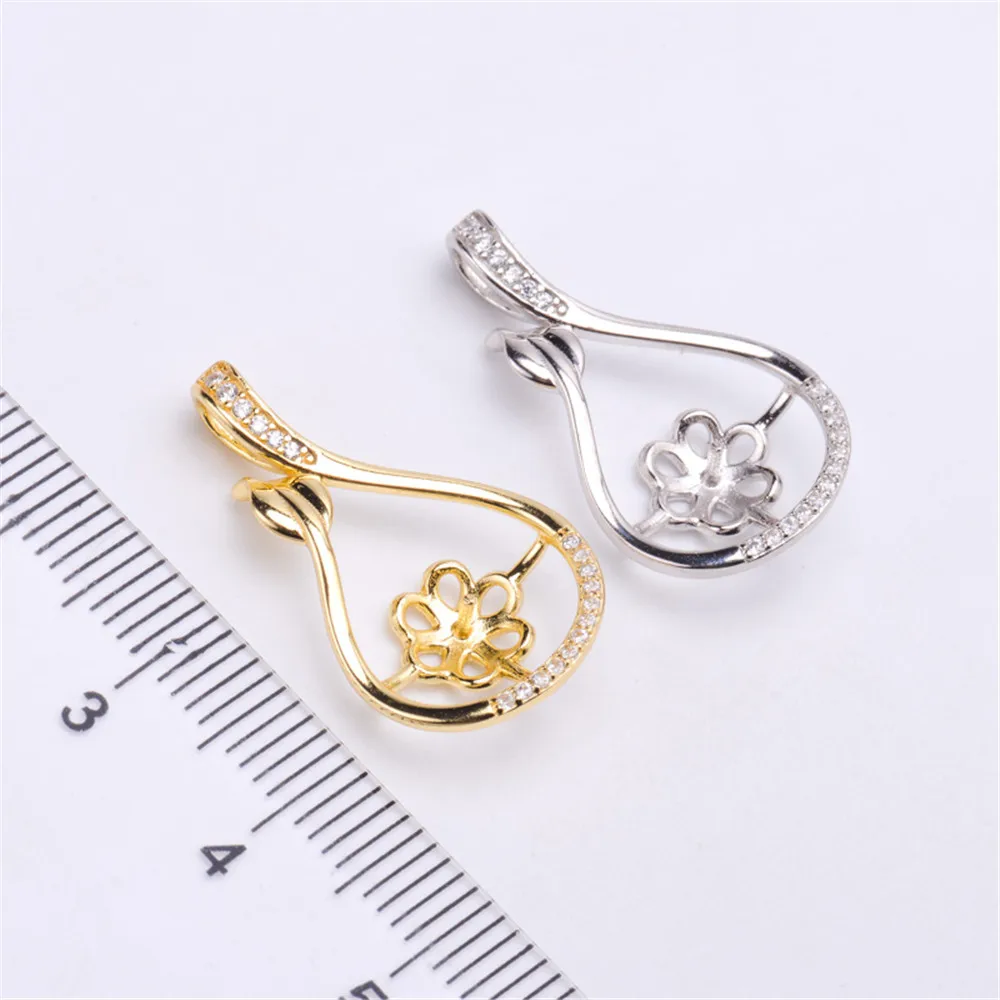 

Real Solid 925 Sterling Silver Connector Oysters Pearl Bead Caps Diy Jewelry Accessories