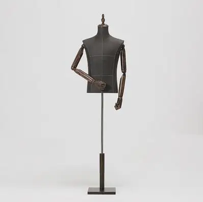 Мужской манекен модель костюма с половинной длиной брюки стеллаж для брюк