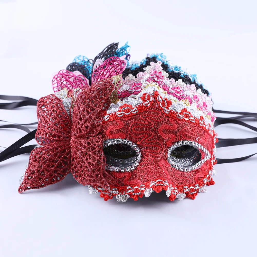 Женское вечернее платье с маской кружевное бабочкой костюм на Хэллоуин |