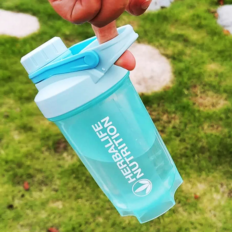 Новинка 400 мл 500 портативная прозрачная бутылка для воды Herbalife Nutrtion велосипеда