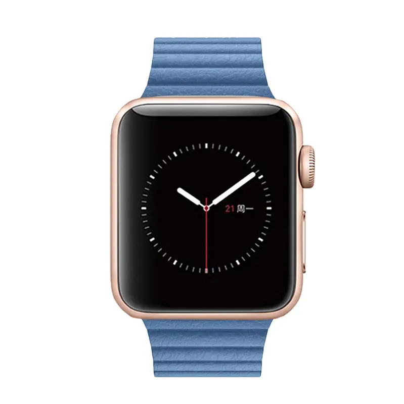 Натуральная кожа для apple watch band 4(iwatch 5) 44 мм 40 мм apple watch 3 2 1 ремешок 42 мм 38 мм аксессуары для запястья браслета