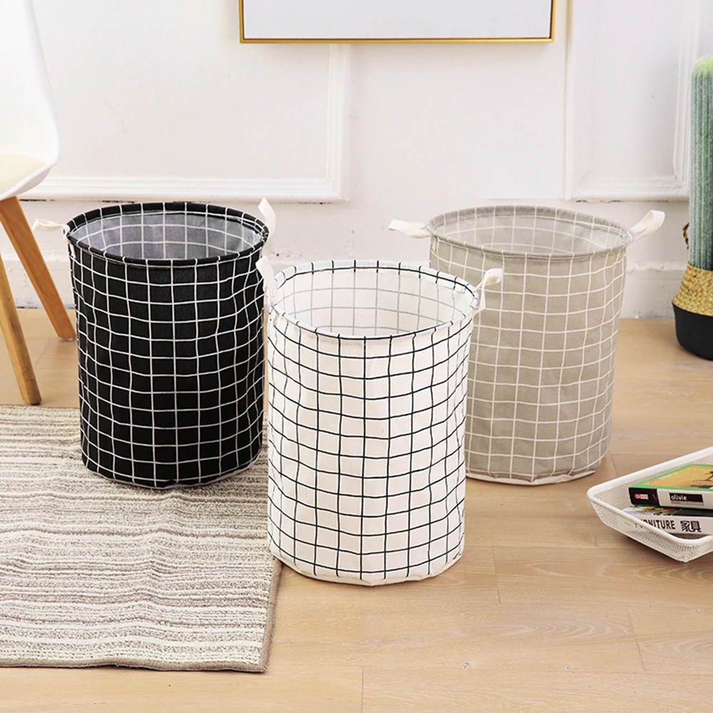 Корзина для белья складная большая емкость водонепроницаемая ручка корзина