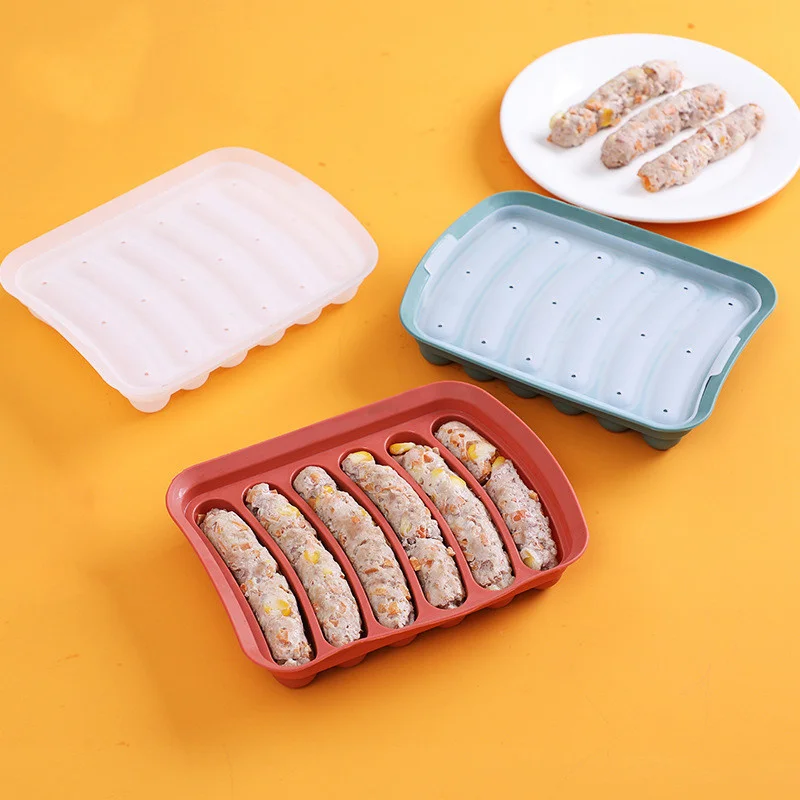 Силиконовая колбасная форма для кухни 6 с хот догом сделай сам инструмент