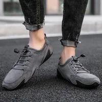 high quality fashion lazy shoes peas shoes casual shoes mens driving breathable ultralight tennis shoes home large size 38 48