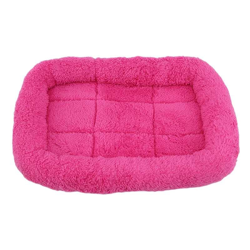 Теплая Флисовая подстилка для домашних животных Лежанка домашнее гнездо теплое
