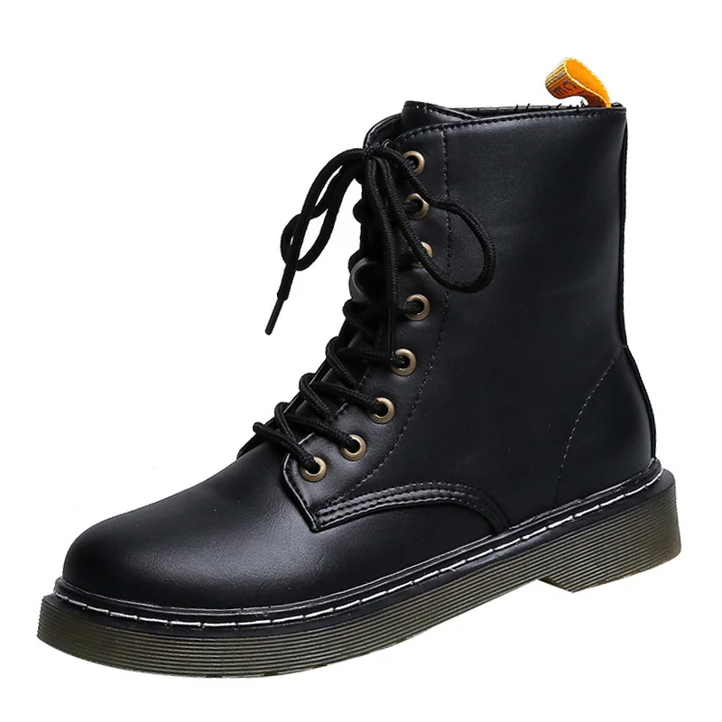 Женские ботинки martin ботильоны для женщин из искусственной кожи мотоботы женская