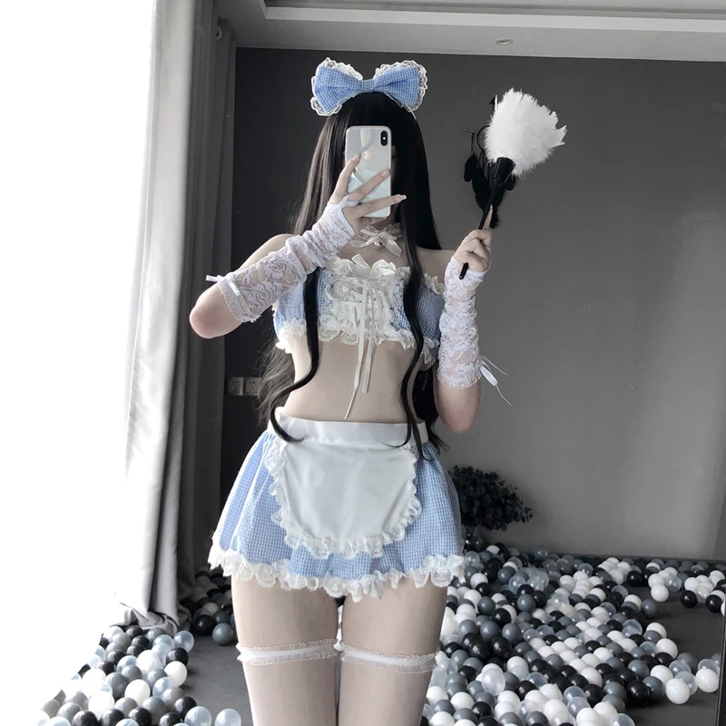 Сексуальное нижнее белье милая Студенческая одежда соблазнительное ажурное