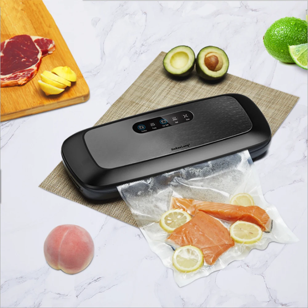 

Portable Food Vacuum Sealer Home Electric Vacuum Packing Machine 220V 110V 140W With 10pcs Food Vacuum Bags