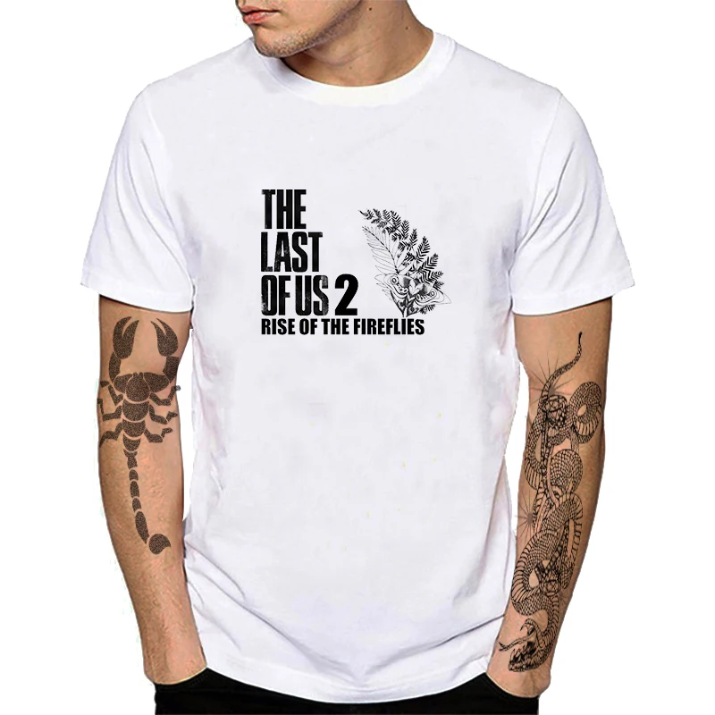 Последний из нас часть II футболка Ellie's Tattoo LOU Game Inspired модная с принтом жирафа