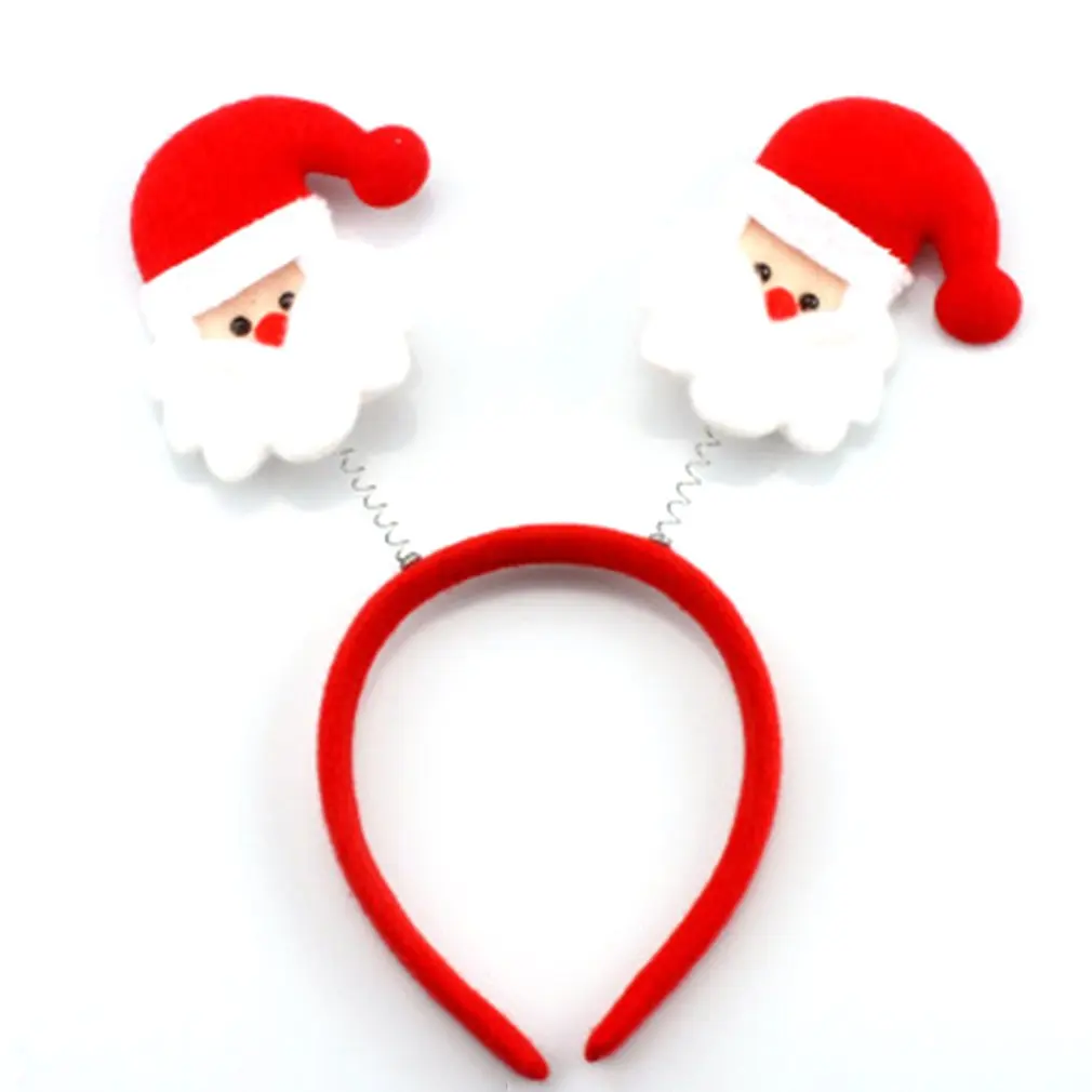 

1pcs Christmas Headband Hair Accessories Deer Ears For Kids Adult Christmas Party Deals Santa Xmas Hair Band Clasp Headwear