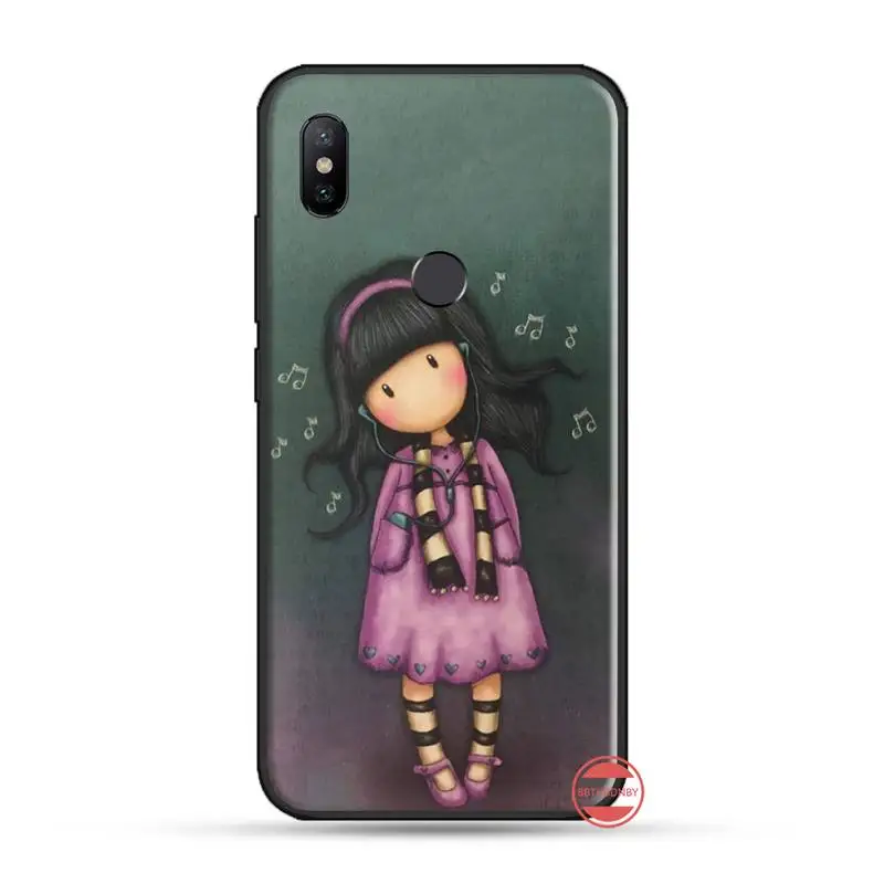 Чехол из мягкого силикона ТПУ для телефона girl Santoro Gorjuss розовый чехол Xiaomi Redmi 4x5 plus