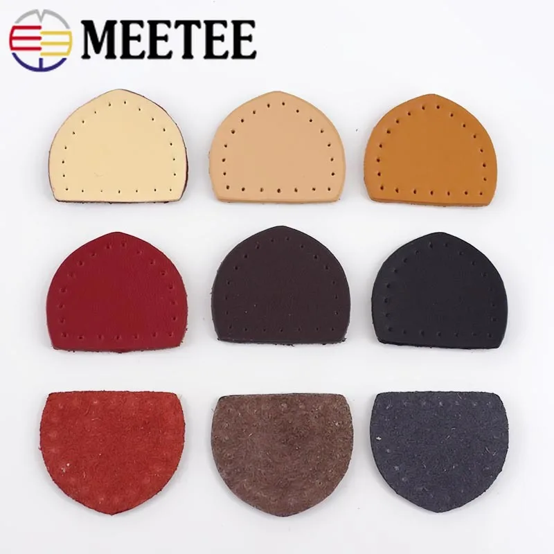 Meetee 10 пар 3 8*3 см кожаные аксессуары для багажа кожаная молния съемник хвост DIY