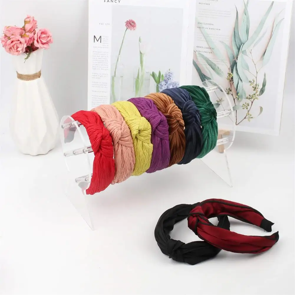 

Clear Headband Holder Acrylic Hair Accessory Storage Stand Jewelry Organizer Display Shelf For Chains Bracelets Necklaces Teen G