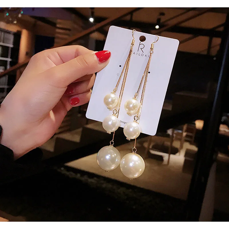 Женские серьги-гвоздики с искусственным жемчугом | Украшения и аксессуары