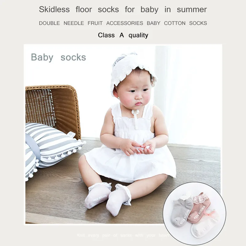 

Baby Winter Socks Soft Breathable Cotton Cloth Cute Cartoon Non-Slip Boat Short Bottom Girl Baby Boy Socks Non-Slip Floor Socks