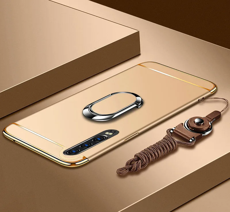 Чехол для Huawei P30 360 полная защита Жесткий ПК 3 в 1 задняя крышка Lite чехол телефона Pro