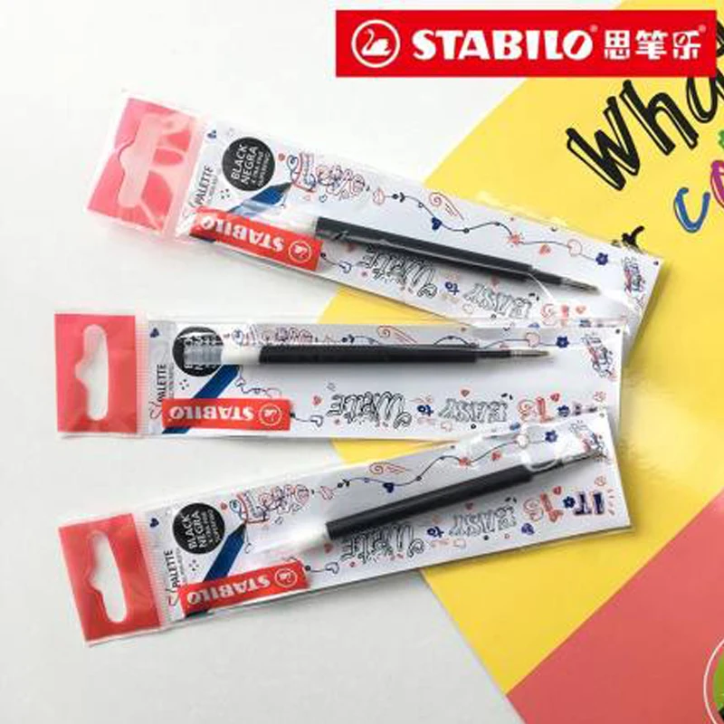 4 шт./партия Заправка для гелевой ручки для Stabilo 268 мягкая и гладкая ручка для офиса или школы толщина 0,5 мм