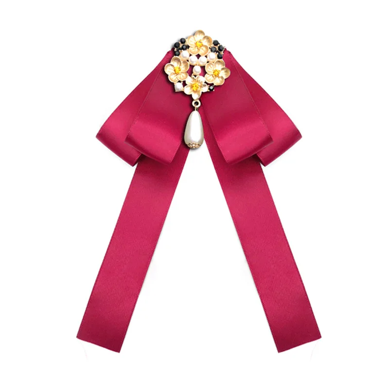 Модная женская брошь в виде цветка с жемчугом i-Remiel британском стиле винтажная