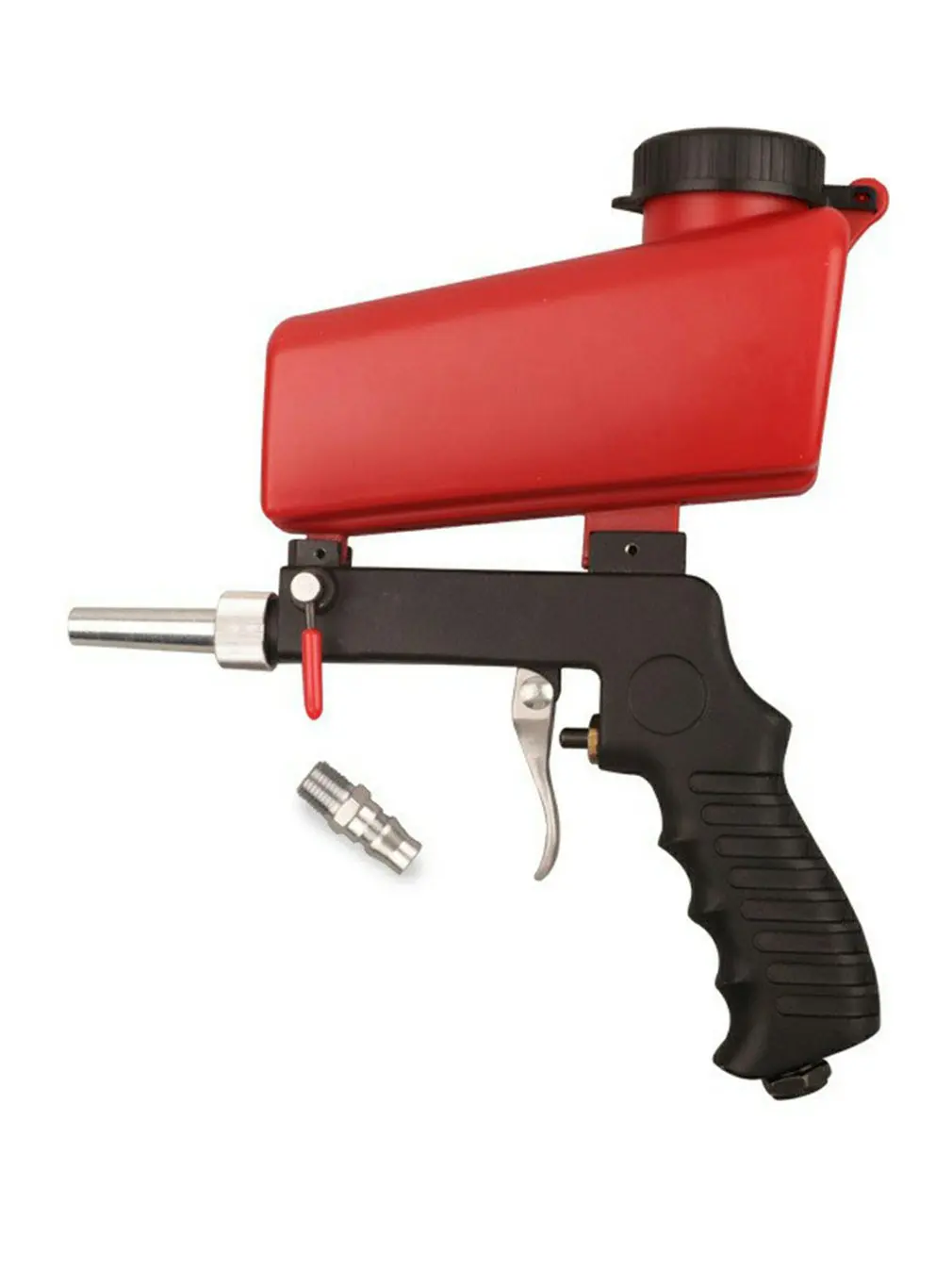 

90psi Adjustable Sandblasting Gun Sand Blaster Sand Blasting Machine Gravity Small Handheld Pneumatic Blasting Gun Set