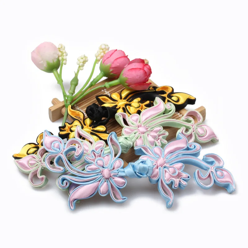 1 пара застежки пуговицы ручной работы в китайском стиле|Пуговицы| |