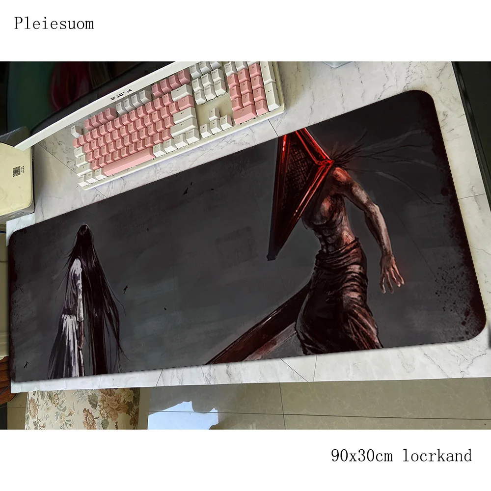 

silent hill mousepad 900x300x4mm High quality Computer mouse mat gamer gamepad HD print gaming mousemat desk pad office padmouse