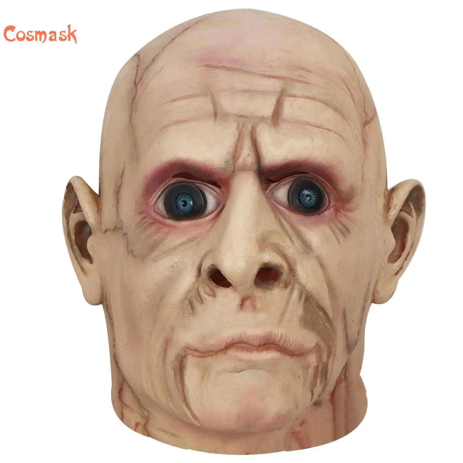 Cosmask реальности костюм для взрослой вечеринки страшная маска с голубыми глазами